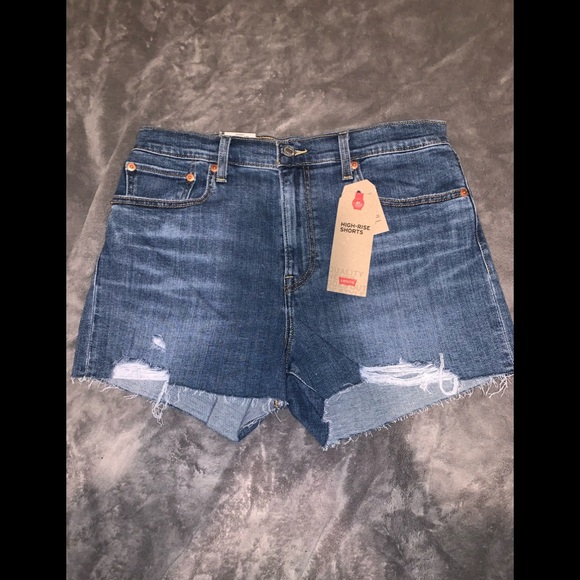 Levi's Pants - Levi’s high rise distressed shorts/Brand New tags